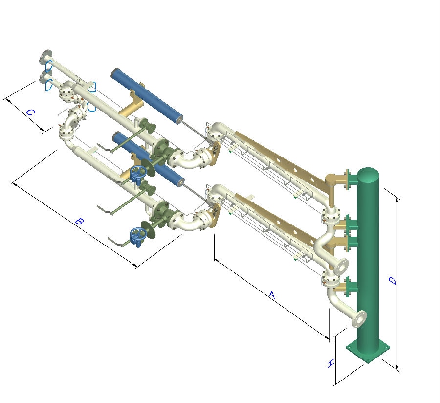 AL2543B型LNG鹤管(图1) AL2543B型LNG鹤管(图1)